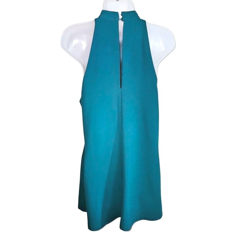 Lovers + Friends Mini Halter Dress In Teal Green With Pockets Size S - Picture 5 of 9